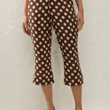 Faithfull - Valeria Capri Pant Cioccolato Dot
