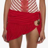 Christopher Esber - Beach Glass Bubble Mini Skirt