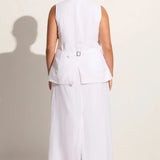 Faithfull - Domenico Vest White - Final Sale