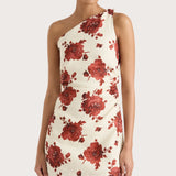 Faithfull - Marga Mini Dress Cecile Floral Garnet - Final Sale