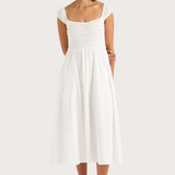Faithfull - Lene Midi Dress White - Final Sale