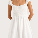 Faithfull - Lene Midi Dress White - Final Sale