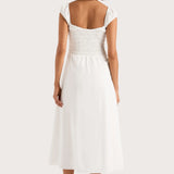 Faithfull - Lene Midi Dress White - Final Sale