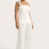 Faithfull - Clove Trouser White - Final Sale