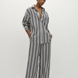 Faithfull - Rena Pant Antique Navy Stripe