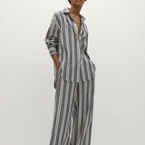 Faithfull - Rena Pant Antique Navy Stripe