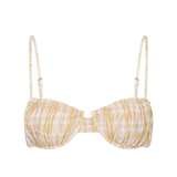 Faithfull - Esterel Bikini Top Piato Check - Final Sale