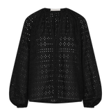 Faithfull - Thora Blouse Agnes Broderie Anglaise Black