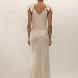 Faithfull - Solana Maxi Dress Lola Polka Dot Cream Black