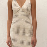 Faithfull - Solana Maxi Dress Lola Polka Dot Cream Black
