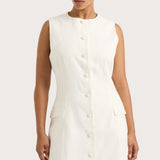 Faithfull - Jane Mini Dress White - Final Sale