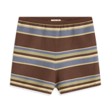 Faithfull - Playa Mini Short La Palma Stripe Carob
