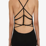 Christopher Esber - Apron Macrame Knot Back Dress