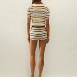 Faithfull - Playa Mini Short Breton Stripe Petal