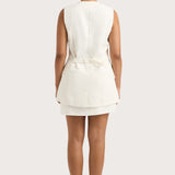 Faithfull - Jane Vest White - Final Sale