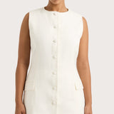 Faithfull - Jane Mini Skirt White - Final Sale