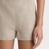 Faithfull - Lila Mini Short Oatmeal - Final Sale