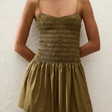 Faithfull - Araceli Mini Dress Olive