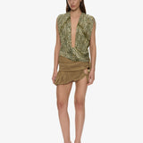 Christopher Esber - Beach Glass Bubble Mini Skirt