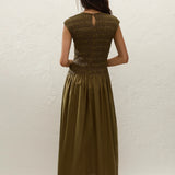 Faithfull - Ale Midi Dress Olive