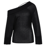 Faithfull - Cecilie Knit Top Black - Final Sale