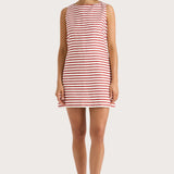 Faithfull - Kelly Mini Dress Breton Stripe Red - Final Sale