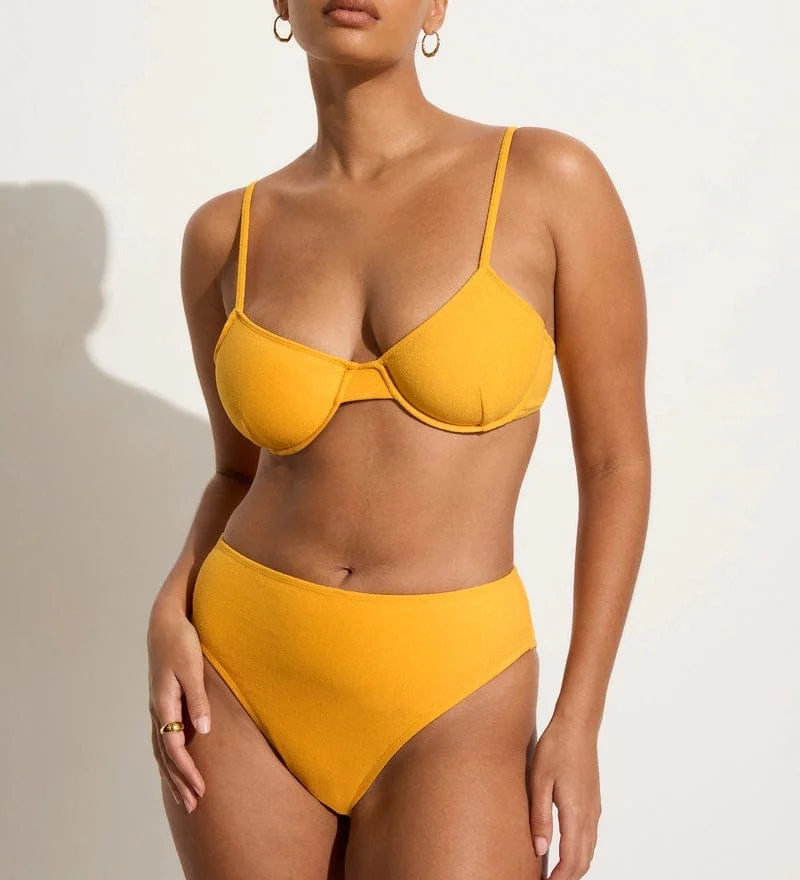 Faithfull - Citra Bikini Bottoms Citrus Towelling - Final Sale