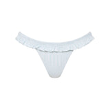 Faithfull - Esterel Bikini Bottom Gingham Sky Blue