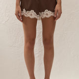 Faithfull - Marisol Short Chocolate Lace
