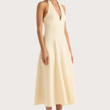Faithfull - Marais Midi Dress Butter