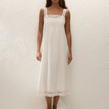 Faithfull - Cristina Midi Dress Mila Lace Ivory