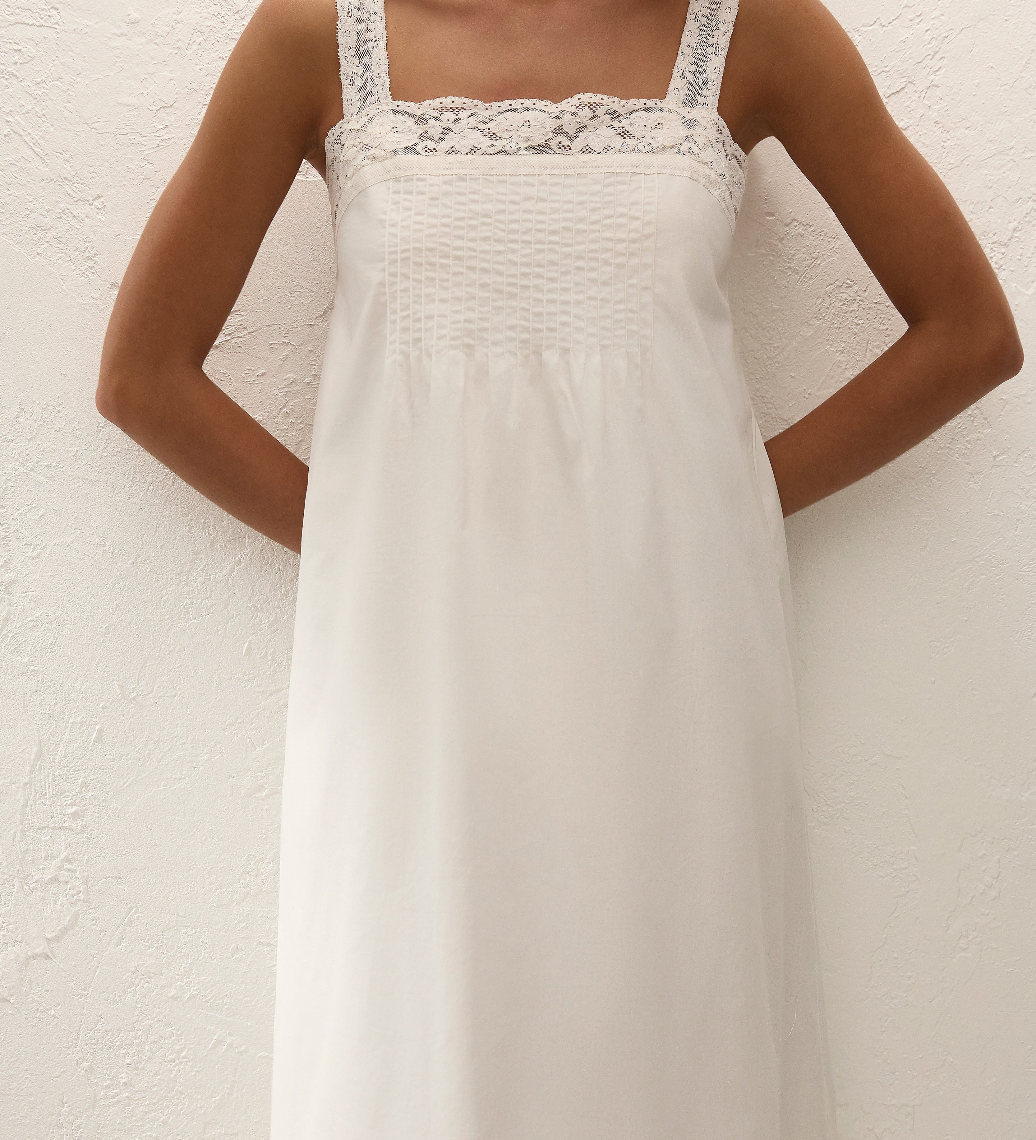 Faithfull - Cristina Midi Dress Mila Lace Ivory