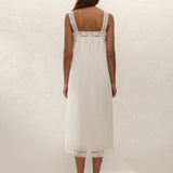 Faithfull - Cristina Midi Dress Mila Lace Ivory
