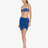 Christopher Esber - Looped Back Ruched Orbit Mini Skirt
