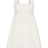 Faithfull - Lovis Mini Dress Birgitta Broderie Anglaise White