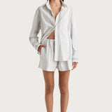 Faithfull - En Vau Short Striped Soft Blue - Final Sale