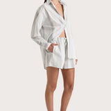 Faithfull - En Vau Short Striped Soft Blue - Final Sale