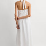 Faithfull - Marais Midi Dress White