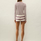 Faithfull - Cinta Cardigan Vintage Breton Stripe Micro