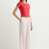 Posse - MARLOWE PANT - CREAM & RED POLKA DOT