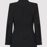 St. Agni - Slim Cut Out Blazer - Black