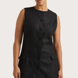 Faithfull - Jane Vest Black