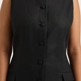 Faithfull - Jane Vest Black