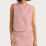 Faithfull - Jane Mini Skirt Breton Stripe Red