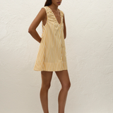 Faithfull - Pedrera Mini Dress Orozco Stripe Mustard