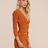 L'AGENCE - Irvin Pointelle Knit Cardigan