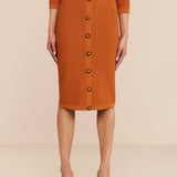 L'AGENCE - Melania Pointelle Knit Skirt