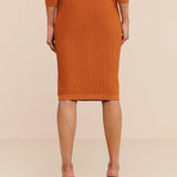L'AGENCE - Melania Pointelle Knit Skirt
