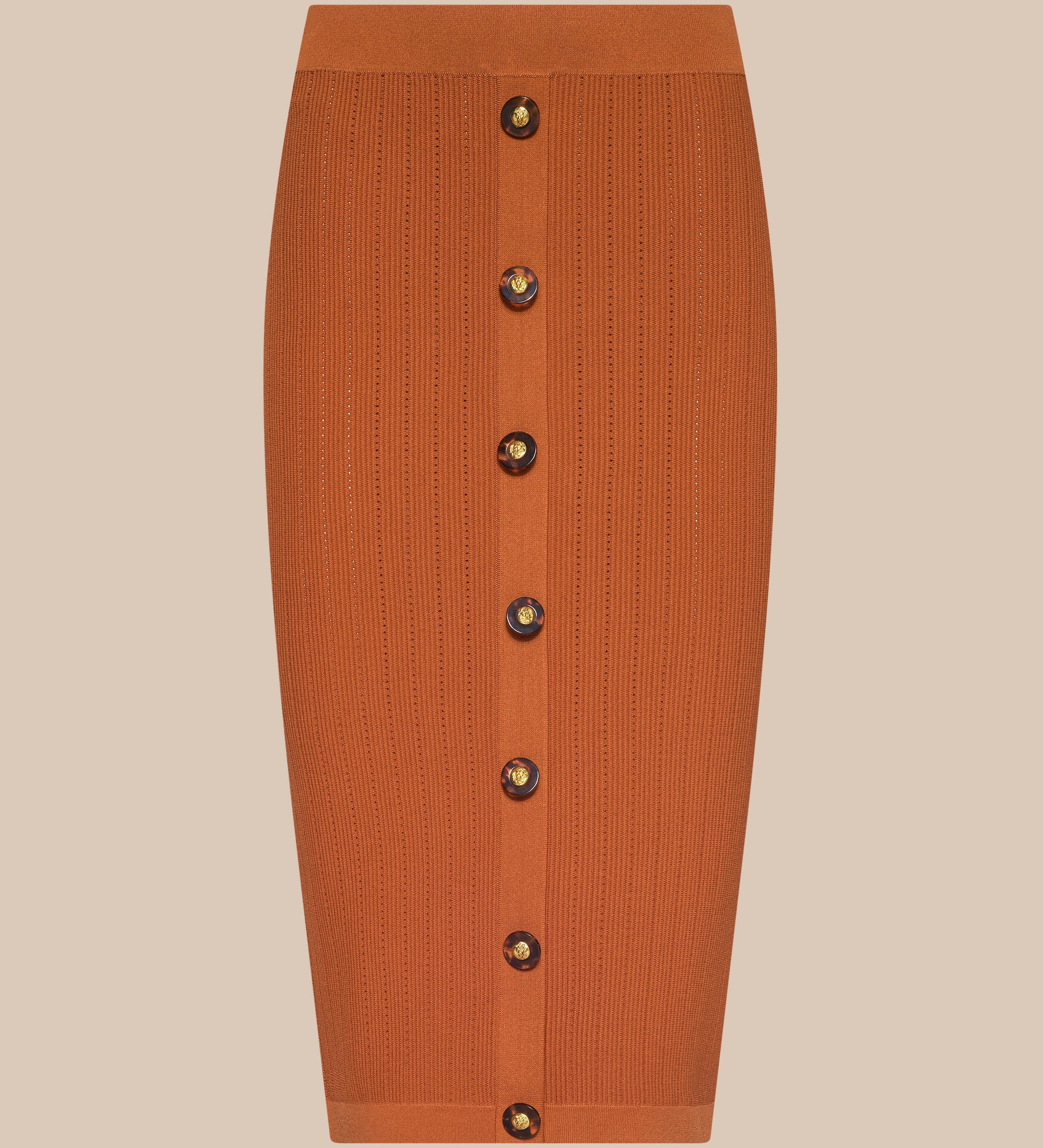 L'AGENCE - Melania Pointelle Knit Skirt