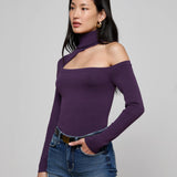 L'AGENCE - Azia Cutout Knit Top